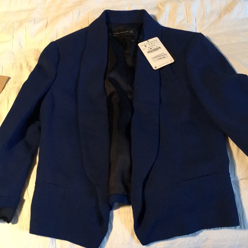 Zara cropped blazer